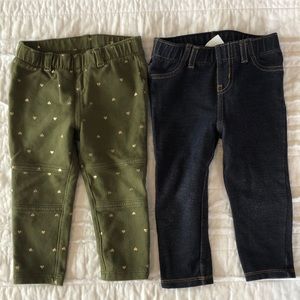 Baby Toddler Girl Pants Jeans Cat & Jack Hearts